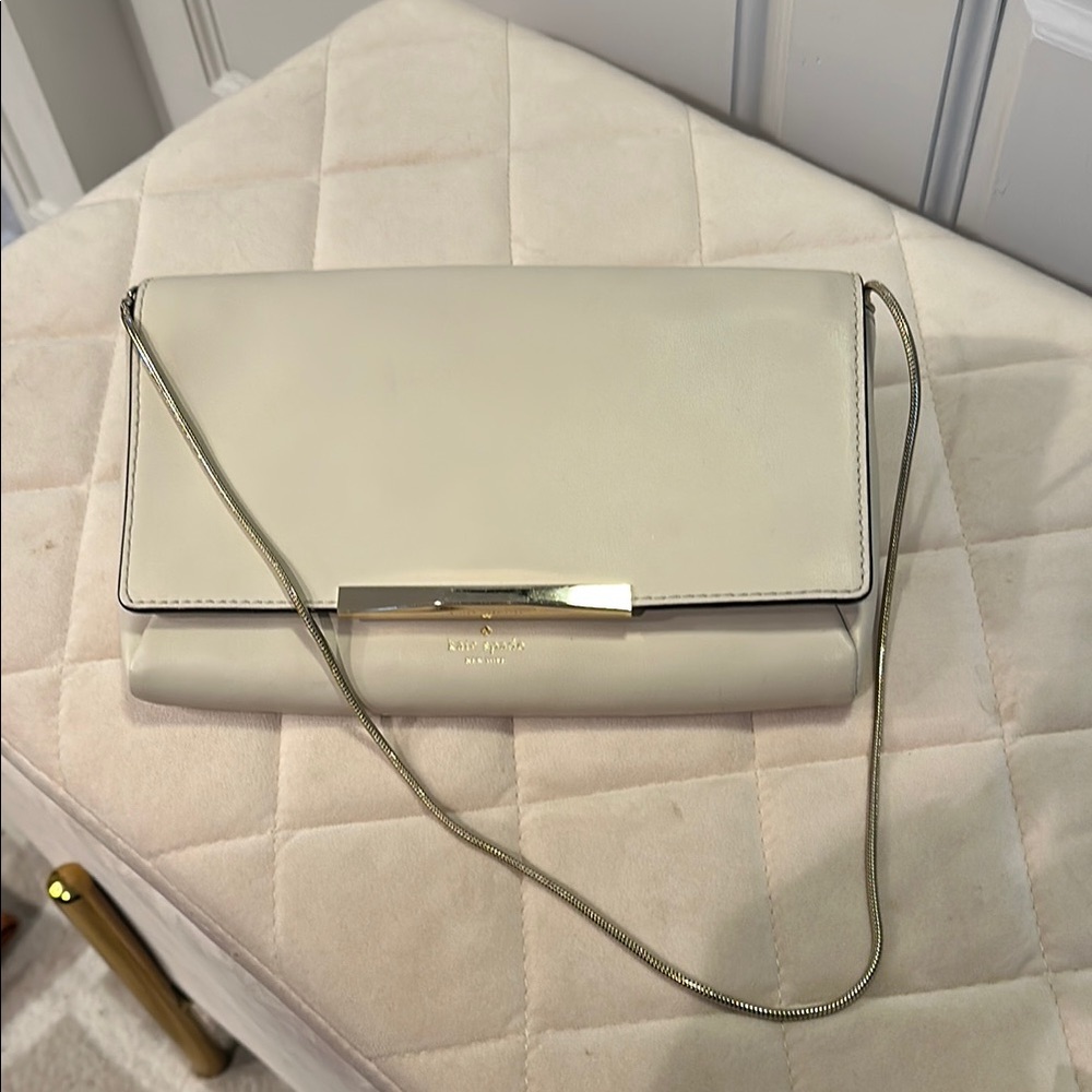 Kate Spade Cream Clutch Bag